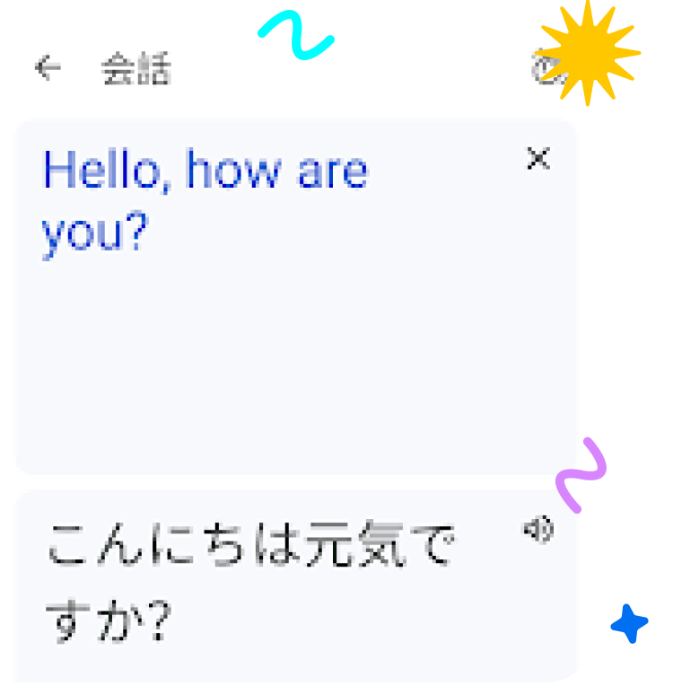 写真のテキストを識別して翻訳できる