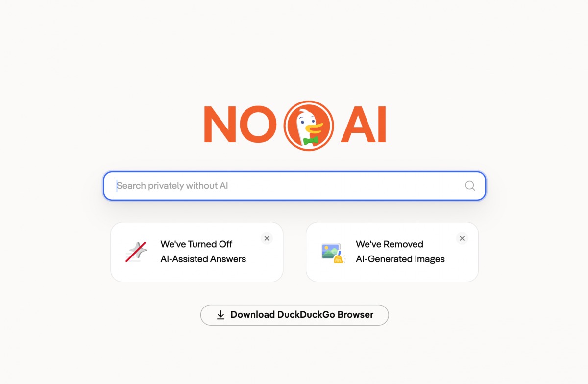 How to Disable AI Features on the DuckDuckGo